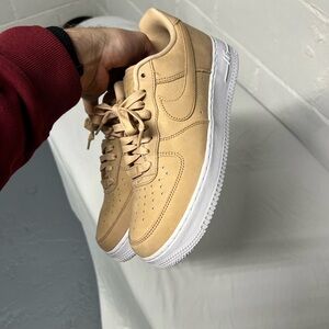 Womens size 10 Tan Air Forces